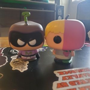 Mintberry Crunch and Mysterion funkopops